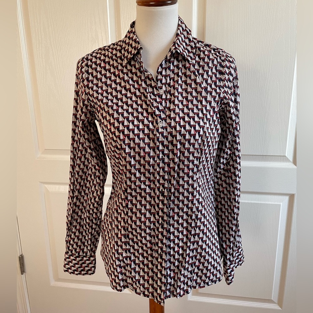 The Limited Sail Boat Button Down Shirt